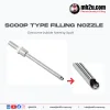 Scoop Type Filling Nozzle to overcome bubble issue