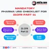 Discover the Mandatory Checklist of Pharmaceutical URS for CFR21Part11⁉️